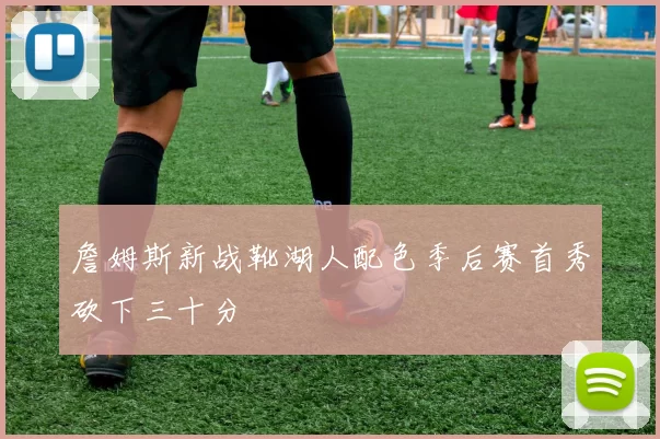 詹姆斯新战靴湖人配色季后赛首秀砍下三十分